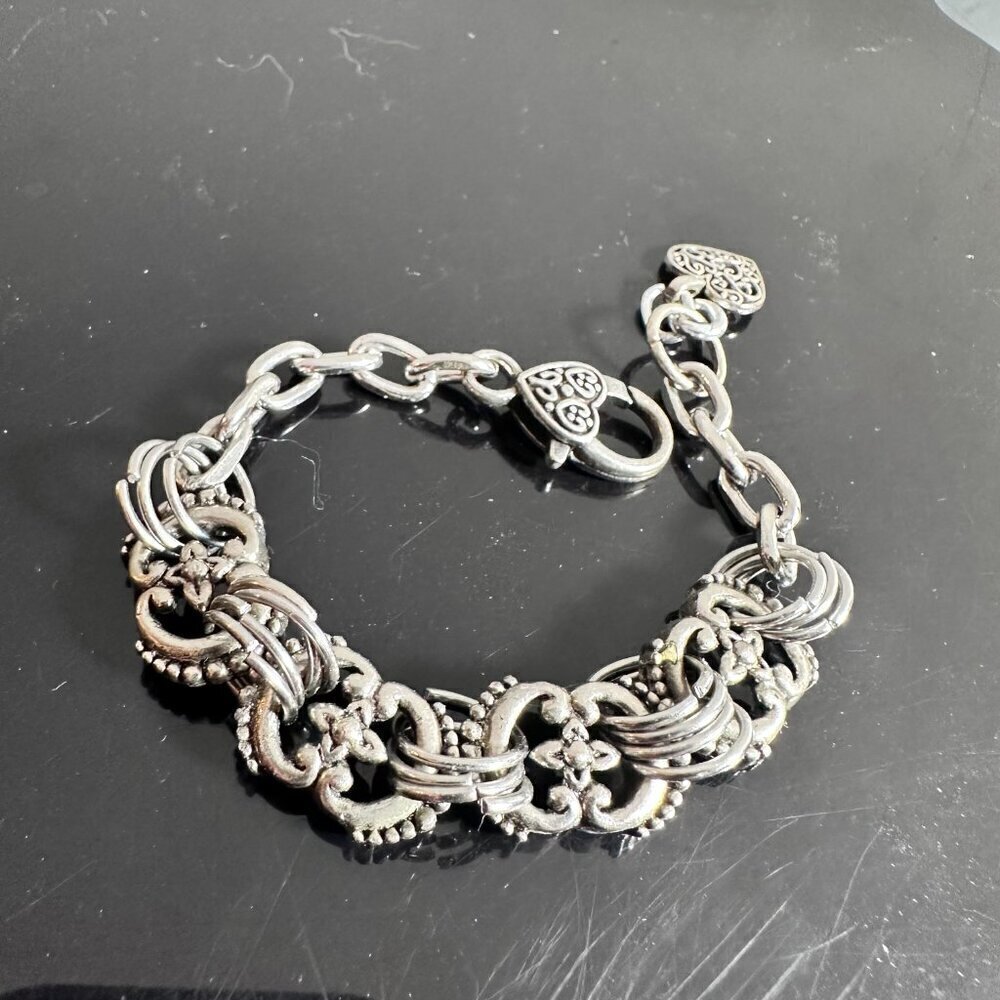 Chainmaille Bracelet Chain Mail Handmade Silver Link Bracelet Medium Gift NWT - Picture 3 of 10